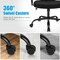 Black Mesh Office Chair Ergonomic Adjustable Big Tall Chair 400lbs Capacity
